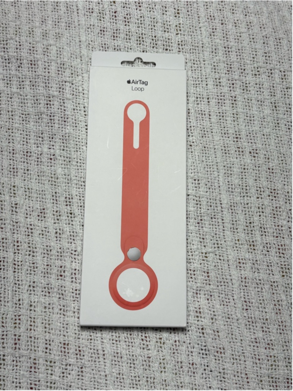 NIB Apple Airtag Loop in Pink Citrus -Seal intact